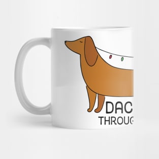 Dachshund Through the Snow Mug